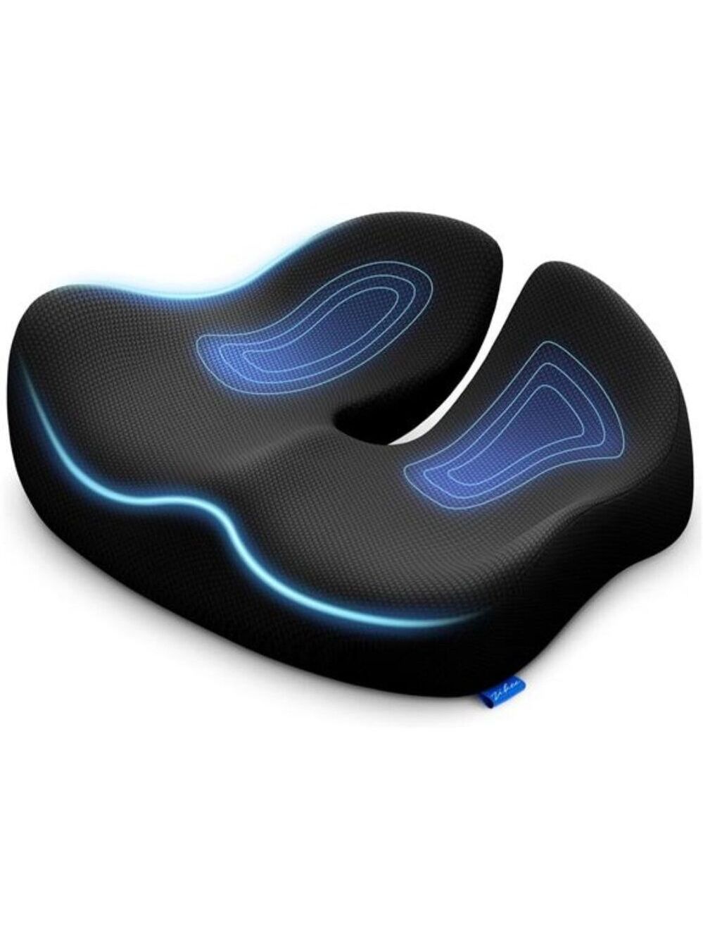 Memory Foam Seat Cushion Tailbone Sciatica Back Pain Relief Office Car Chair
